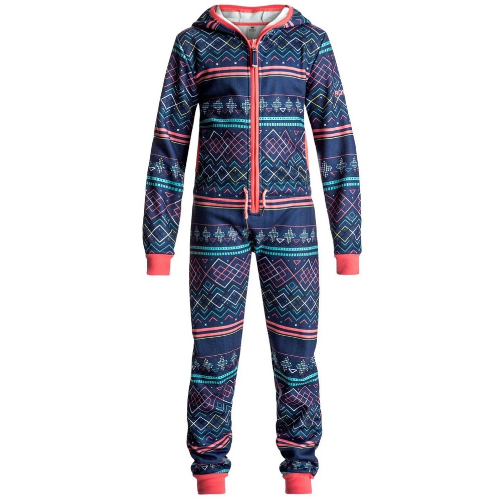 Roxy Cozy Up One Piece Base Layer Big Girls Sz 10